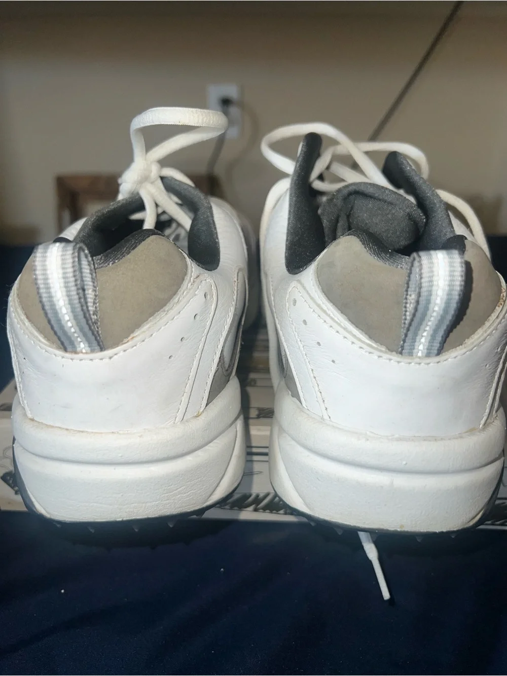 Men’s Footjoy Greenjoy Gray Soft‎ Spikes Golf Sneakers Shoes 57794